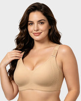 Piano Clasp™ V-Neck Wireless Minimizer Bra*