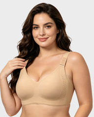 Piano Clasp™ V-Neck Wireless Minimizer Bra*