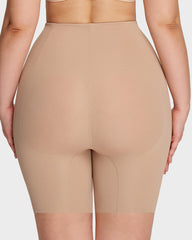 High-Waist Zip-Up Shaping Shorts