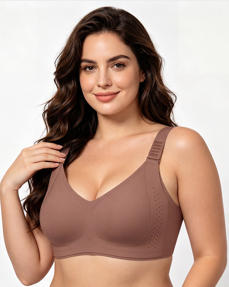 Piano Clasp™ V-Neck Wireless Minimizer Bra*