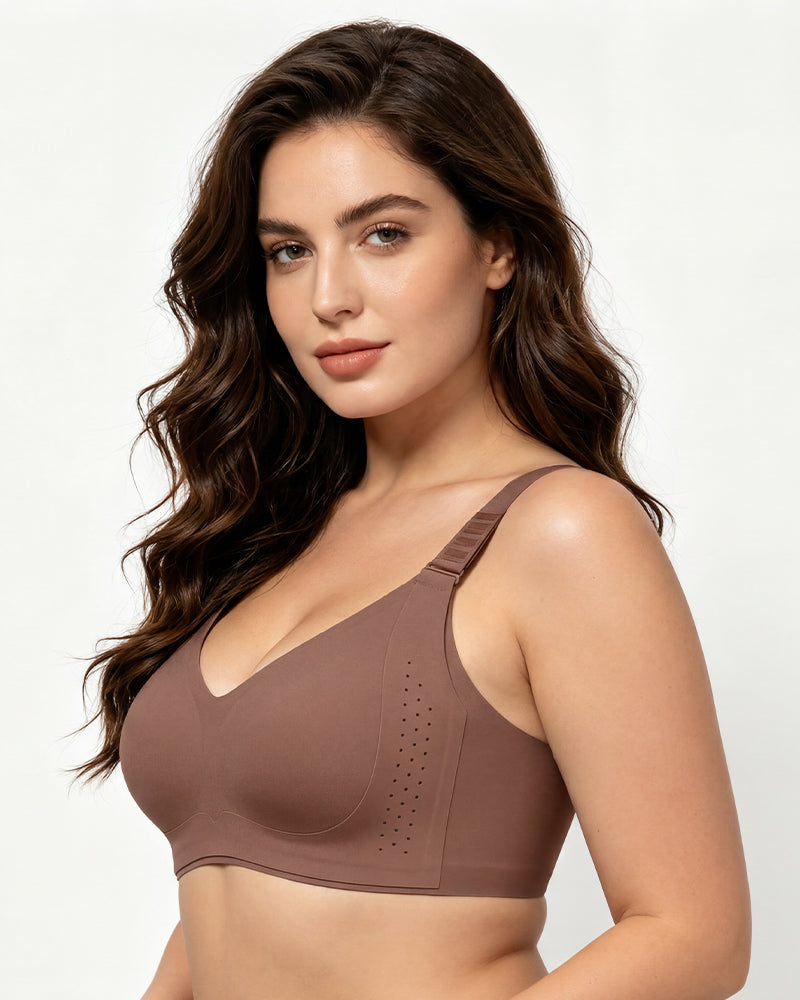 Piano Clasp™ V-Neck Wireless Minimizer Bra*