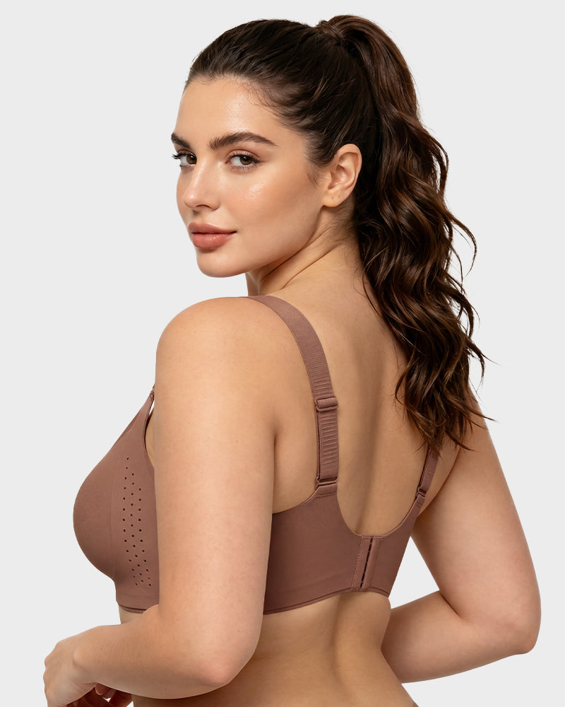 Piano Clasp™ V-Neck Wireless Minimizer Bra*