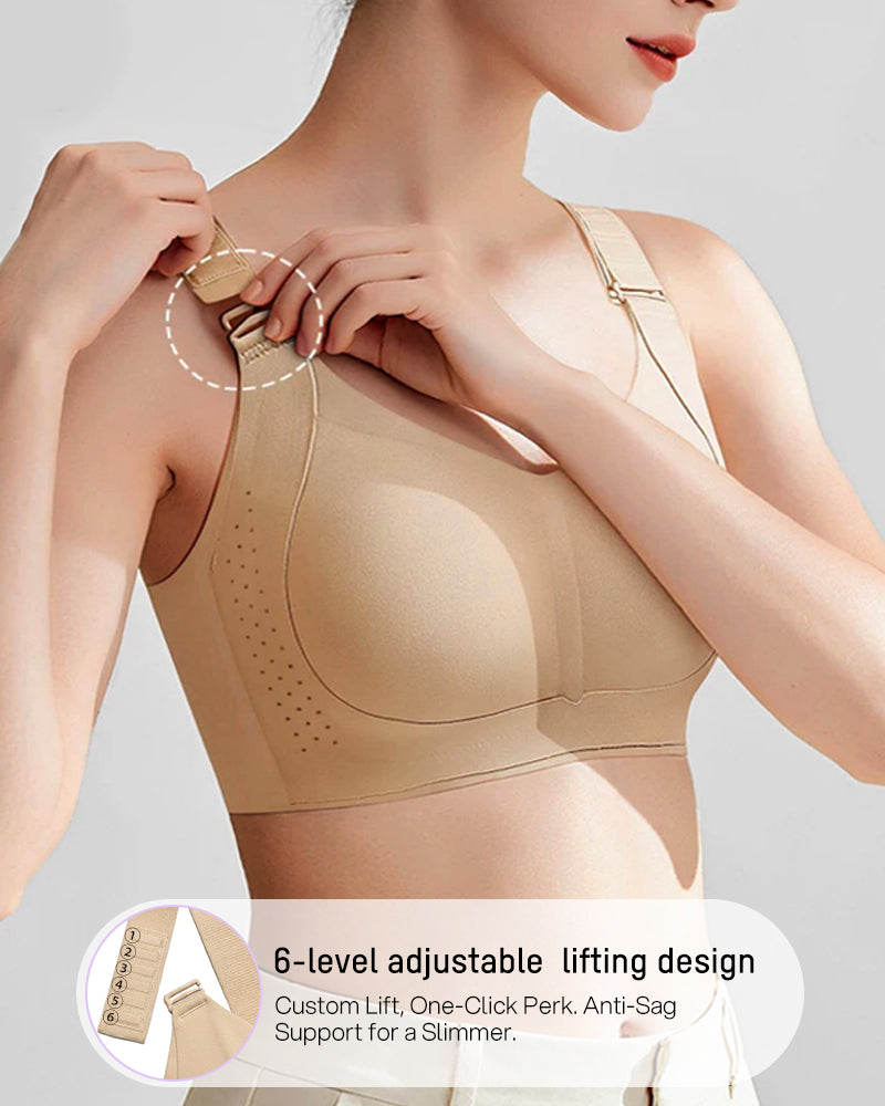 Piano Clasp™ V-Neck Wireless Minimizer Bra*