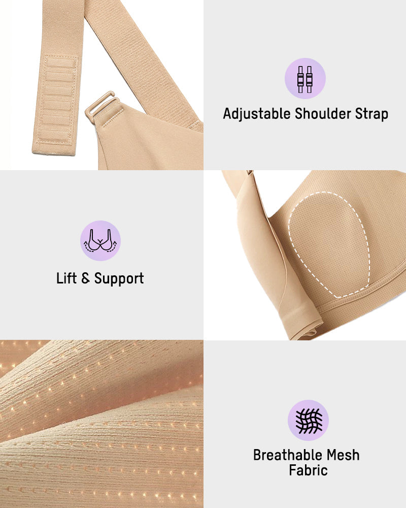 Piano Clasp™ V-Neck Wireless Minimizer Bra*